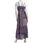 Juniors Angie Patchwork Crochet Lace Trim Maxi Slip Dress - image 3