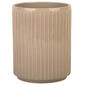 Home Essentials Round Embossed Utensil Crock - Taupe - image 1