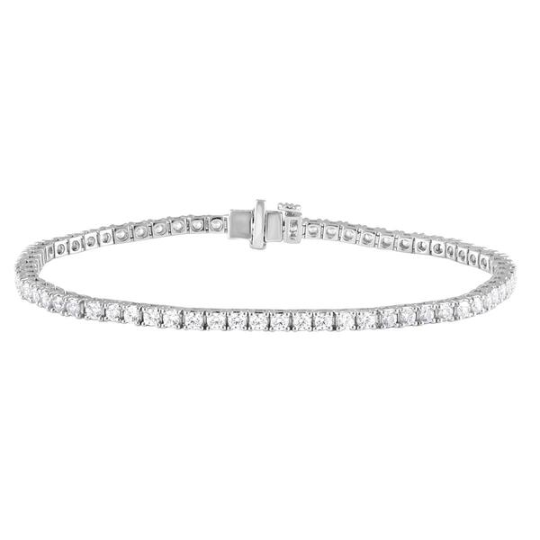 Nova Star&#40;R&#41; White Gold Lab Grown Diamond Tennis Bracelet - image 