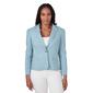 Womens Emaline St. Kitts Solid Long Sleeve Blazer with Collar - image 1