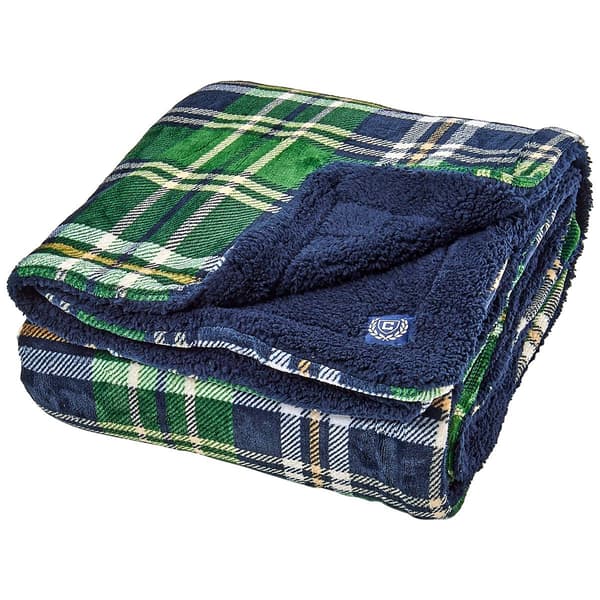 Chaps Plush to Sherpa Blanket - image 
