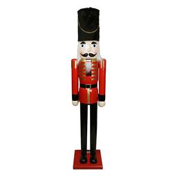 Northlight Seasonal 6ft. Giant Wooden Nutcracker Soldier