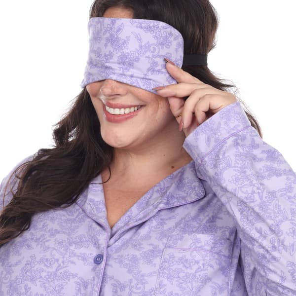 Plus Size White Mark 3pc. Pajama Set