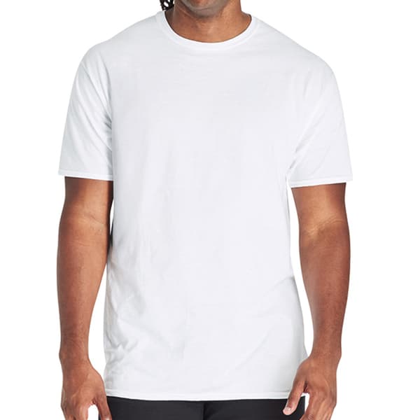 Mens Big & Tall Hanes&#40;R&#41; Ultimate FreshIQ 4pk. Crew Neck Tees - image 