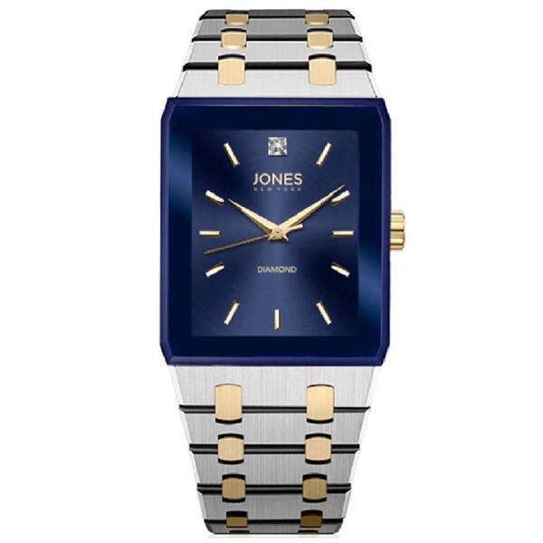 Mens Jones New York Two-Tone Bracelet Watch - 50471S-42-J34 - image 