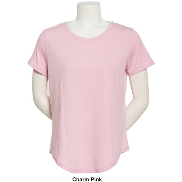 Womens Starting Point Short Sleeve Crew Neck Soft Tee