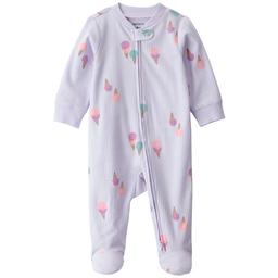 Baby Girl (NB-9M) Carter''s(R) Ice Cream 2 Way Textured Pajamas