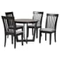 Baxton Studio Nellie Modern Dark Brown Wood 5pc. Dining Set - image 1