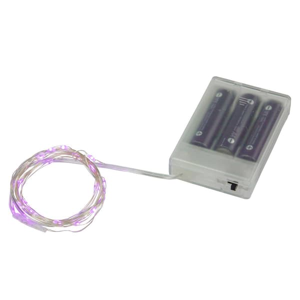 Northlight Seasonal 20ct. Purple LED Micro Fairy Christmas Lights