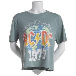 Juniors Hybrid Promotions AC/DC '79 Tour Crop Graphic Tee