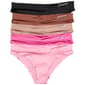 Womens Juicy Couture 5pk. Micro Laser Bikini Panties-JC1703-5PKAS - image 2