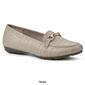Womens Cliffs by White Mountain Glowing Croco Loafers - image 9