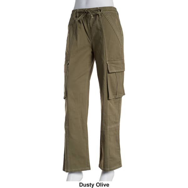 Juniors Almost Famous™ Tie Front Cargo Skater Pants