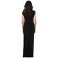 Womens Connected Apparel Cap Sleeve Side Ruched Maxi Dress - image 2
