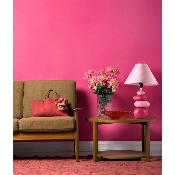 Simple Designs Pink Shades of Ceramic Stone Table Lamp