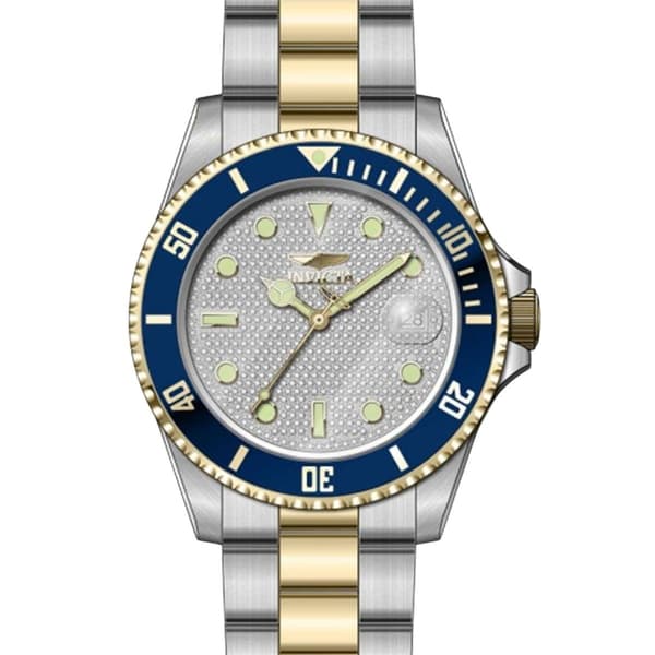 Mens Invicta Pro Diver Steel Silver Dial Quartz Watch - 50283 - image 