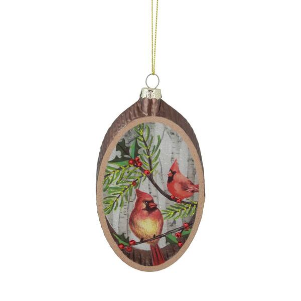 Northlight Seasonal 6in. Cardinal Scene Christmas Ornament - image 