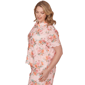 Plus Size Ruby Rd. Renaissance Romance Scallop Floral Blouse - image 4