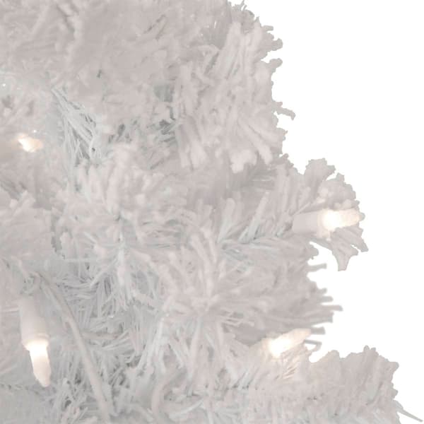 Northlight Seasonal 3.5ft. Pre-Lit White Tinsel Christmas Tree