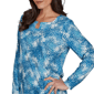 Petite Hearts of Palm Autumn Breeze 3/4 Sleeve Confetti Blouse - image 5