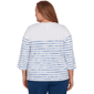 Plus Size Alfred Dunner Hilton Head Striped Floral Blouse - image 2