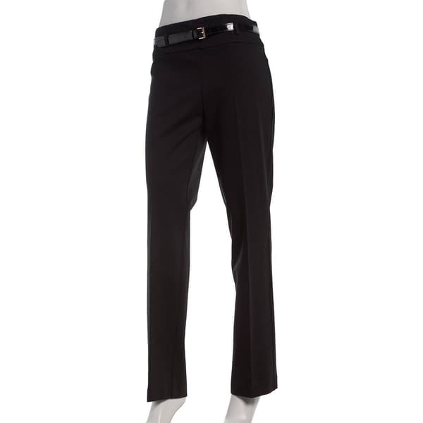 Womens Kasper Belted Compression Pants - image 