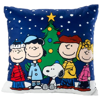 Nourison Peanuts Gang Christmas Decorative Pillow - 18x18 - Boscov's