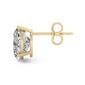Moluxi&#8482; 14kt. Gold 5ctw. Moissanite Heart Stud Earrings - image 3