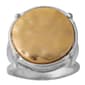 Bella Uno Two-Tone Round Stone Ring - image 1