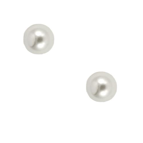 Anne Klein Pearl Stud Pierced Earrings - image 