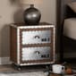 Baxton Studio Avere 2 Drawer Rolling Nightstand - image 1