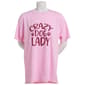 Womens JERZEES Short Sleeve Crazy Dog Lady Tee - image 2