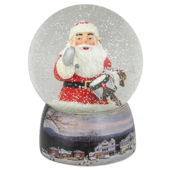 Northlight Seasonal 6.5in. Norman Rockwell Christmas Snow Globe - image 