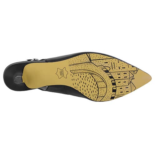 Womens Bella Vita Scarlett Leather Slingback Pumps