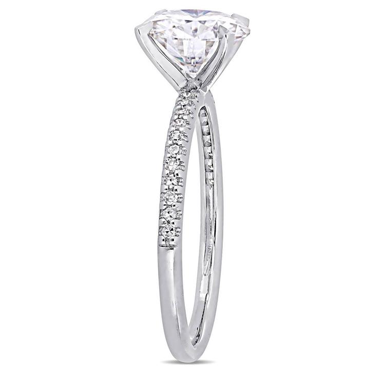 Diamond Classics™ 14kt 1/10ctw. Moissanite Engagement Ring
