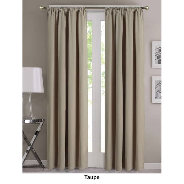Solid Twill Curtain Panel