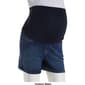 Womens Savi Parker Maternity Over The Belly 4" Shorts - image 3