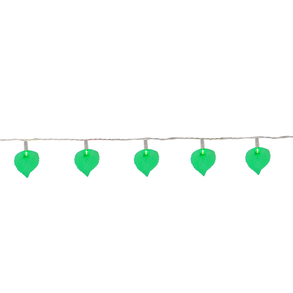 Northlight 6ft. Green Leaf Patio Novelty Christmas Light Set