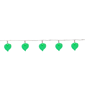 Northlight 6ft. Green Leaf Patio Novelty Christmas Light Set - image 1