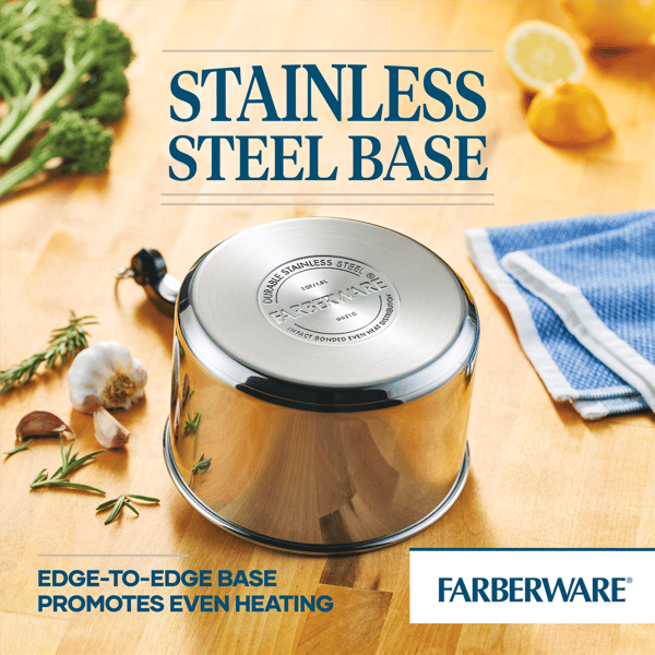 Farberware® Classic Series 2qt. Double Boiler and Saucepan