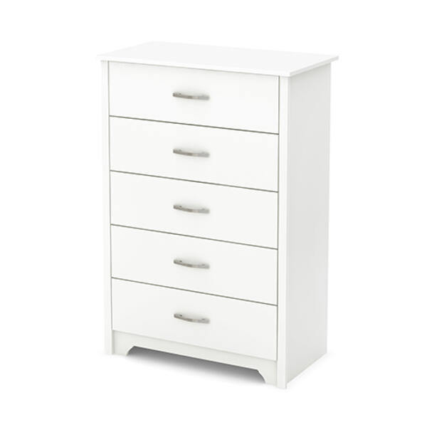 South Shore Fusion 5-Drawer Chest - Pure White - image 
