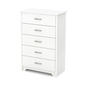 South Shore Fusion 5-Drawer Chest - Pure White - image 1