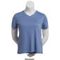 Petite Hasting & Smith Short Sleeve Solid V-Neck Tee - image 6