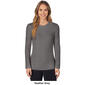 Womens Cuddl Duds&#174; Fleecewear with Stretch Long Sleeve Crew Top - image 4