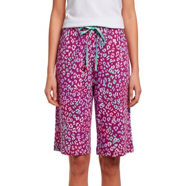 Plus Size HUE® Loving Me Some Leo Printed Bermuda Pajama Shorts