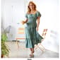 Juniors Trixxi Papaya Gauze Midi Dress - image 5