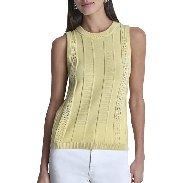 Womens DKNY Sport Sleeveless Multi Stitch Sweater - image 
