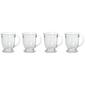 Circle Glass Cafe Downtown Coffee Mugs - Set of 4 - image 1