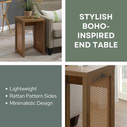 Convenience Concepts Northfield Weave End Table