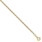 Gold Classics&#40;tm&#41; 10kt. 1.4mm 7in. Singapore Chain Bracelet - image 1